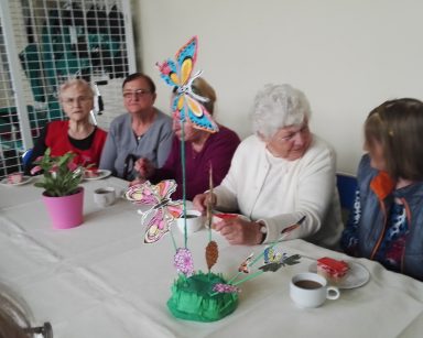 impreza urodzinowa Jubilatów z Domu Pomocy Społecznej i Dziennego Domu Pobytu urodzonych w maju