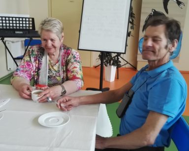 impreza urodzinowa Jubilatów z Domu Pomocy Społecznej i Dziennego Domu Pobytu urodzonych w maju