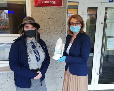 Światełko Betlejemskie dla mieszkańców Domu Pomocy Społecznej w Sopocie